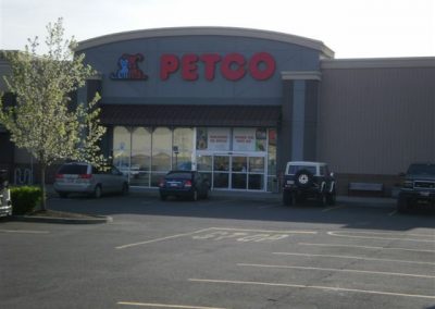 Store front, PETCO, windows redone by Twin City Glass Company - Longview WA